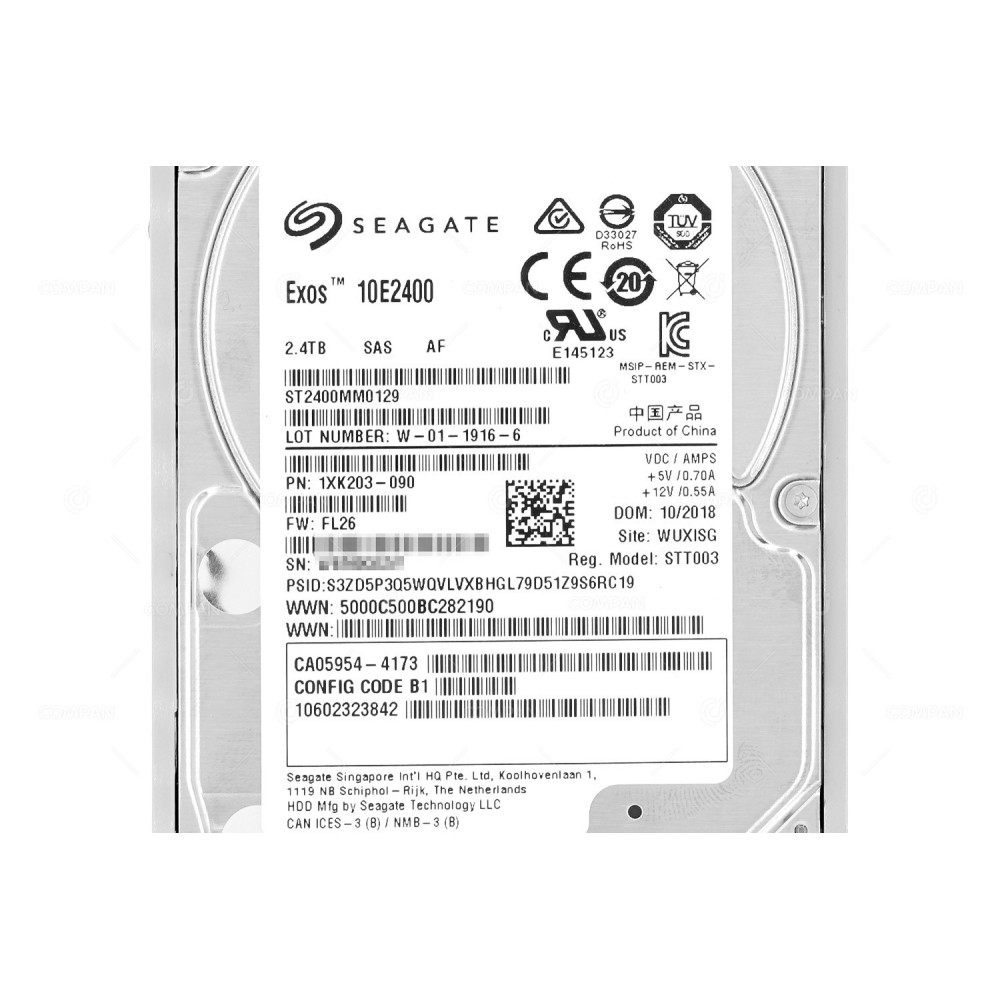 CA08226-E979  FUJITSU 2.4TB 10K 12G SAS 2.5 SFF HARD DRIVE