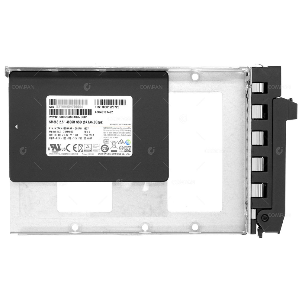 A3C40191492 LFF  FUJITSU SSD 480GB SATA 6G 3.5'' LFF FOR FUJITSU ETERNUS