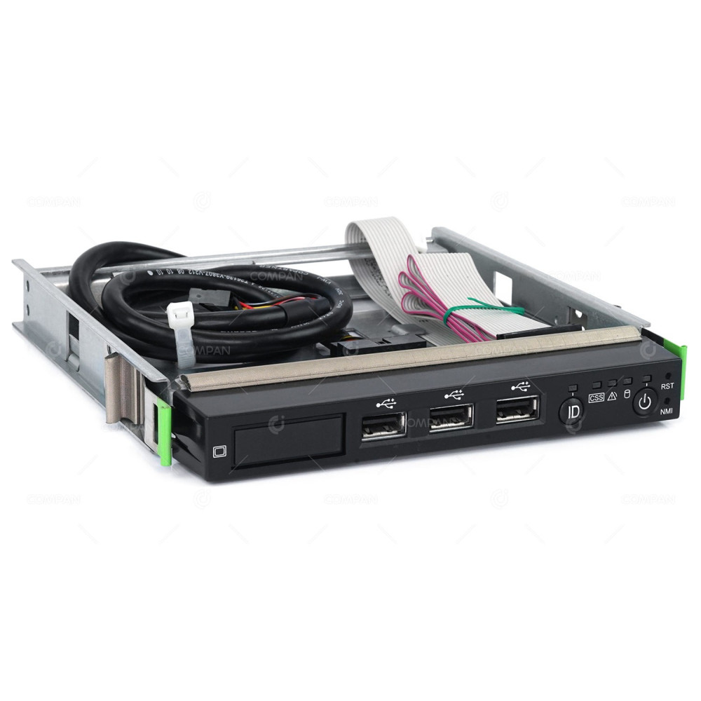 A3C40100506 FUJITSU I/O FRONT PANEL 3-BAY USB WITH CABLES FOR FSC PRIMERGY TX150 TX200 TX300 S5 S6 S7 -
