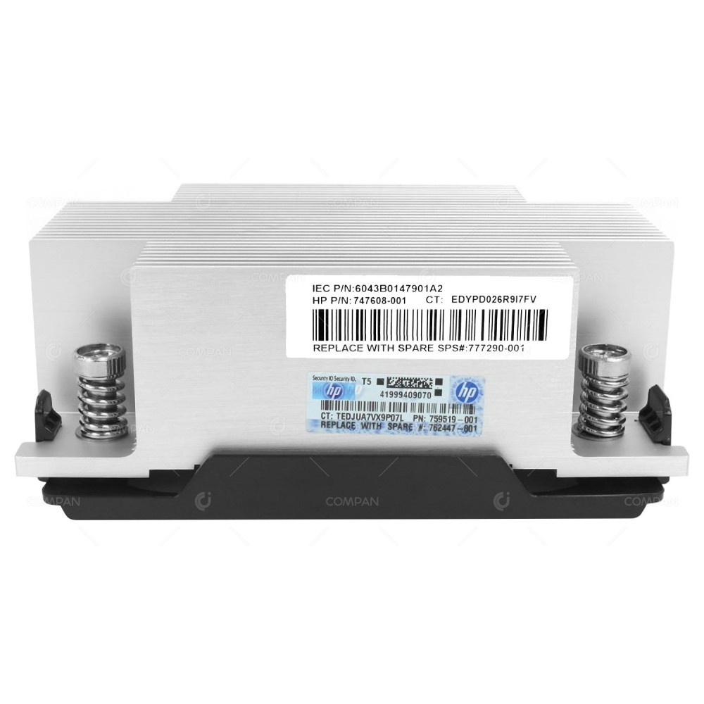 777290-001 HP HEATSINK STANDARD EFFICIENCY 105W FOR DL380 G9 747608-001