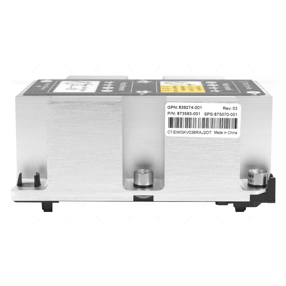 875070-001 HP HEATSINK FOR DL380 G10 STANDARD 873593-001, 839274-001