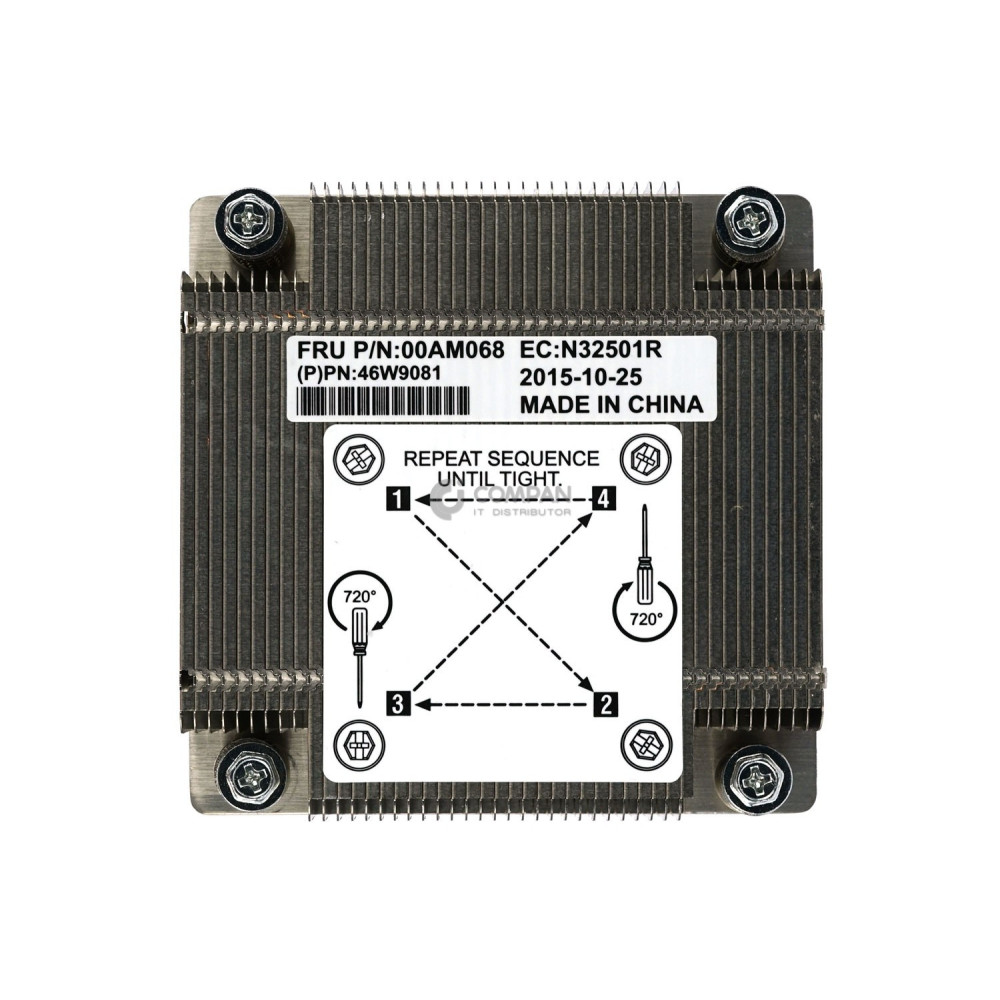 00AM068 IBM HEATSINK FOR X3250 M5 46W9081