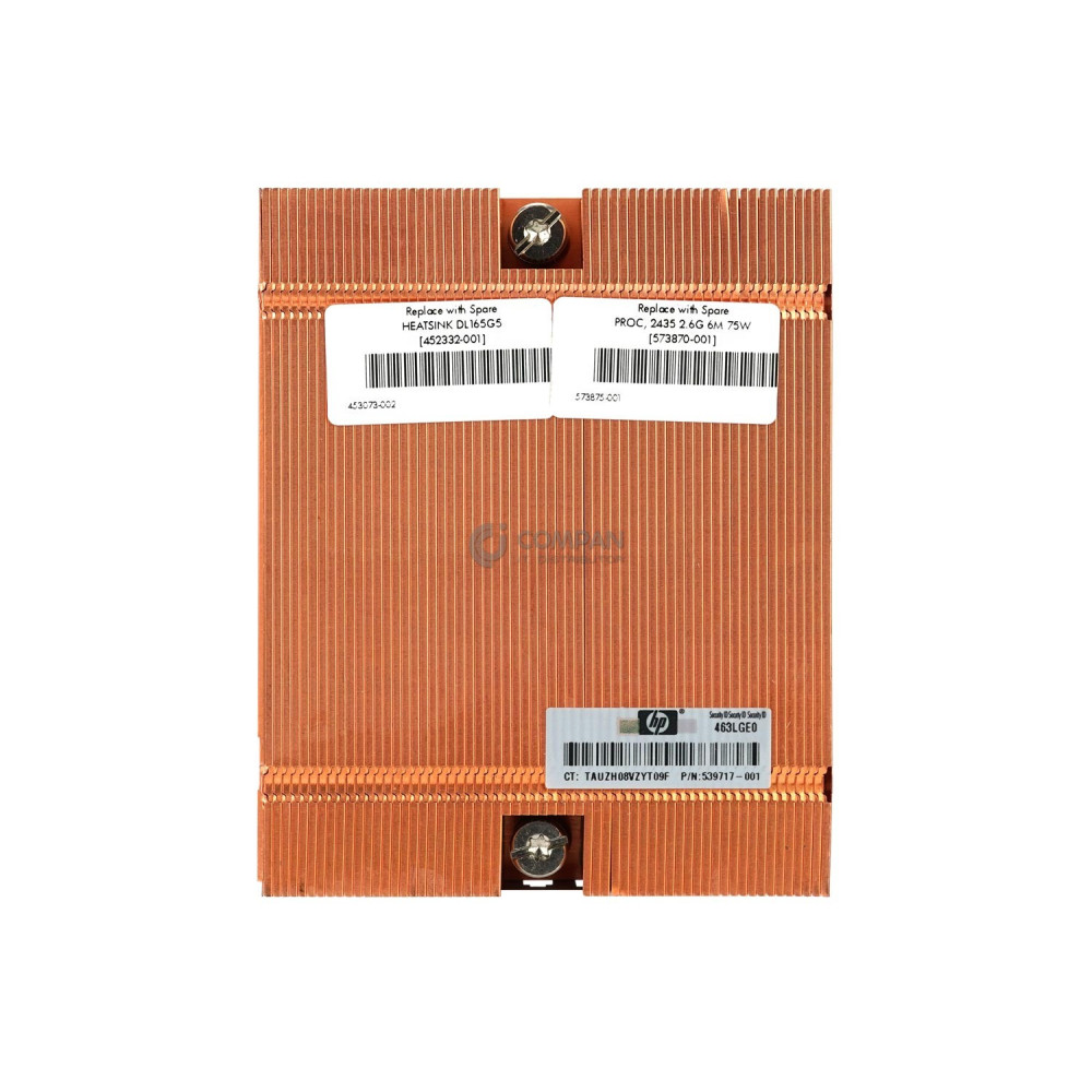 452332-001 HP HEATSINK FOR PROLIANT DL165 G6 453073-002