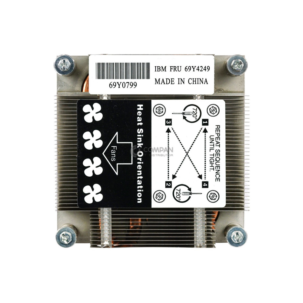 69Y4249 IBM HEATSINK FOR X3630 M3 69Y0799