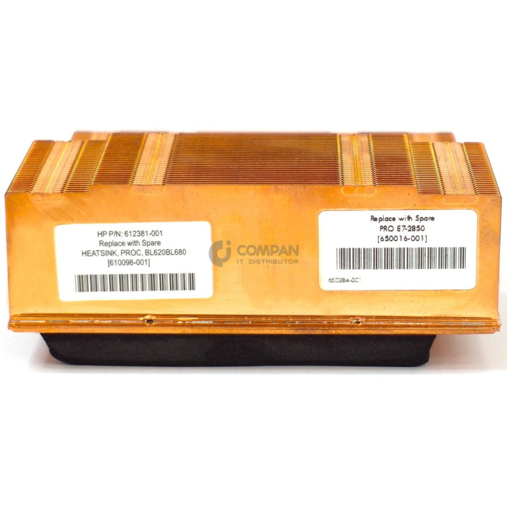 610098-001 HP PROLIANT HEATSINK FOR BL620 680C G7 643716-001