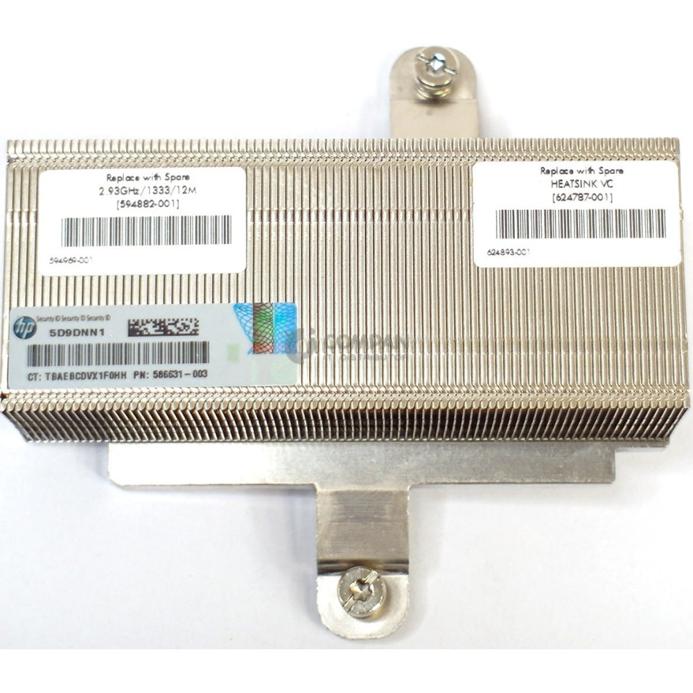 624787-001 HP PROLIANT HEATSINK FOR BL460C G7 624757-001
