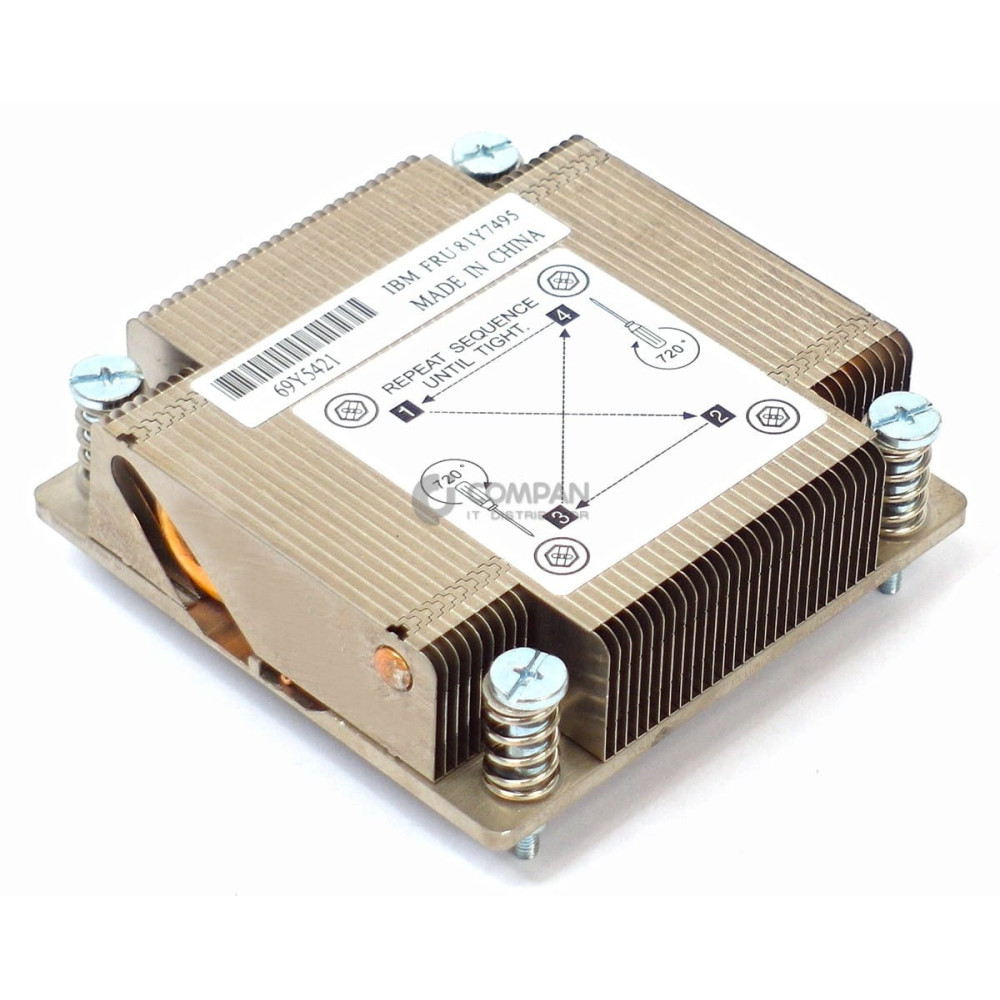 81Y7495 IBM SCREW DOWN HEATSINK FOR SYSTEM X3250 M4 69Y5421
