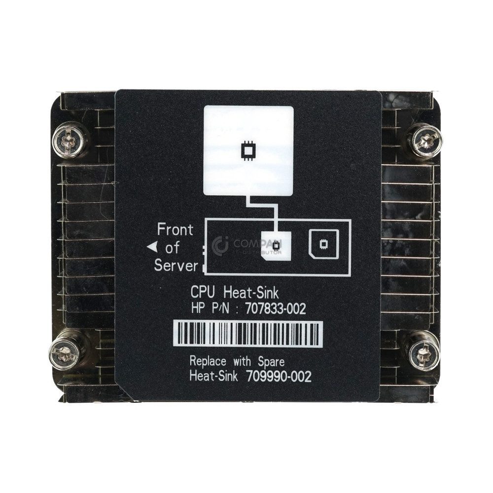 709990-002 HP HEATSINK CPU1 FOR SL230S GEN8 707833-002
