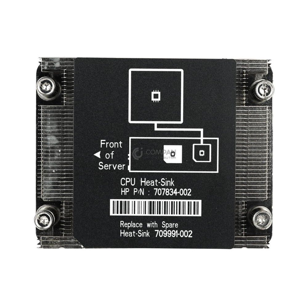 709991-002 HP HEATSINK CPU2 FOR SL230S GEN8 707834-002
