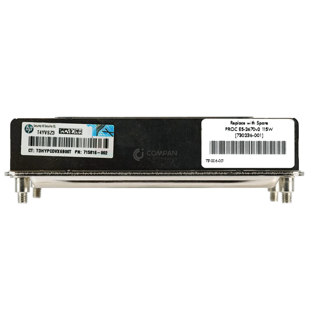 709991-002 HP HEATSINK CPU2 FOR SL230S GEN8 707834-002
