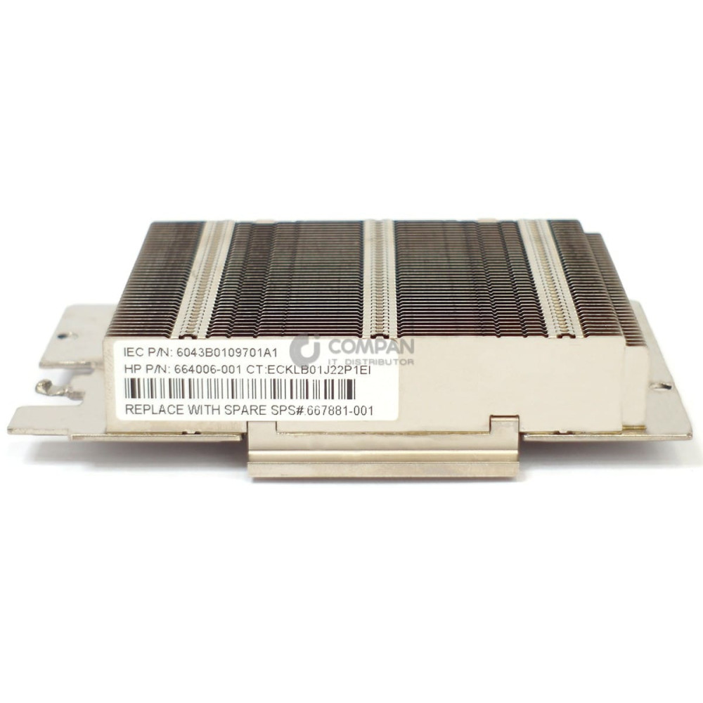 667881-001 HP HEATSINK HIGH END FOR DL360P G8 664006-001