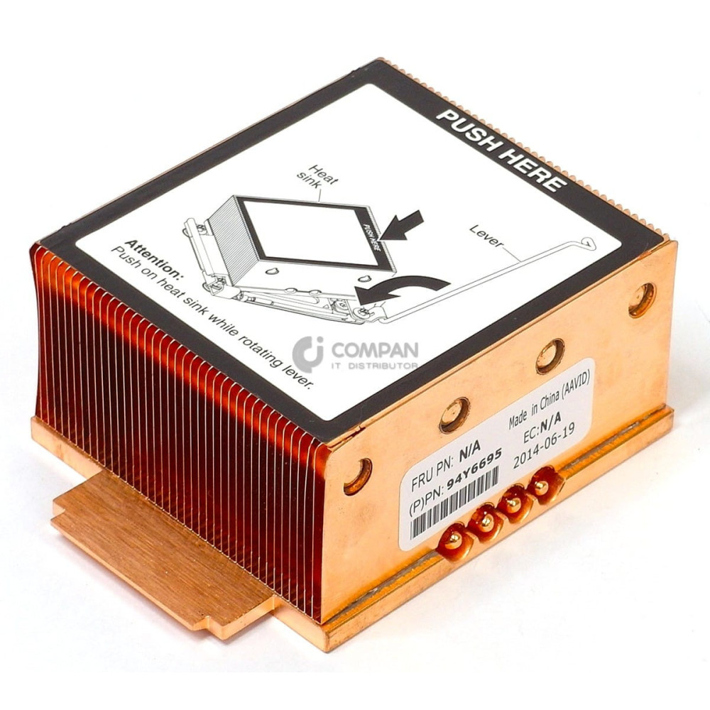 94Y6695 IBM COPPER HEATSINK FOR SYSTEM X3650 M4 -