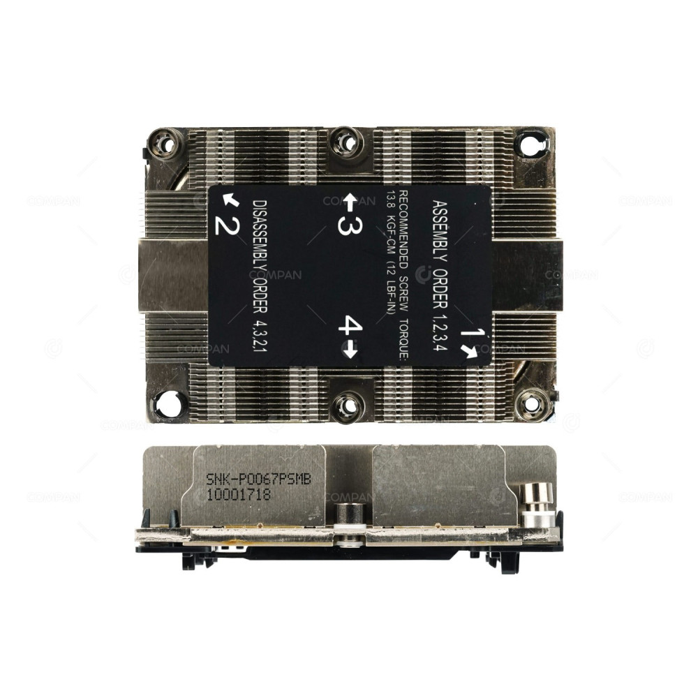 SNK-P0067PSMB SUPERMICRO HEATSINK FOR SYS-1029P-WTR -