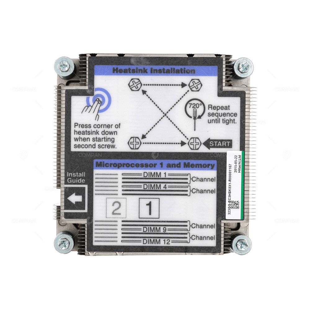 323GG-EC3HSK8X1-R HEATSING  FOR 520H B4 .