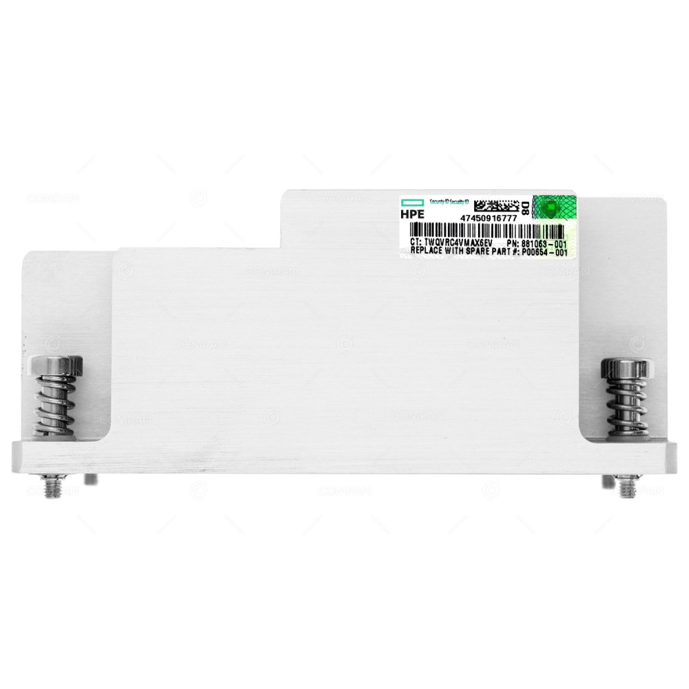 P00249-001 HP PROLIANT STANDARD HEATSINK UP TO 180W FOR DL385 G10 881074-001, 881075-001