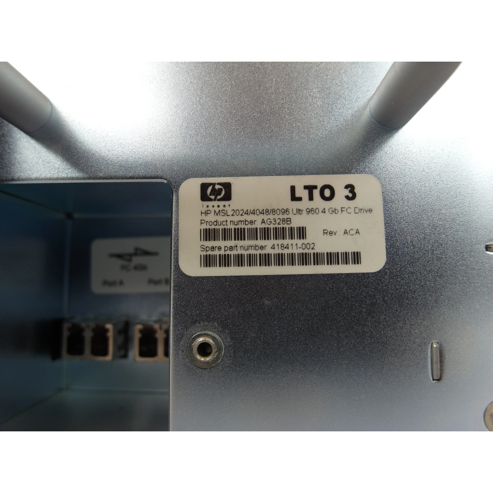 418411-002 / HP MSL 2 / 4 / 8 GB LTO 3 ULTRIUM 960 FC 4GB