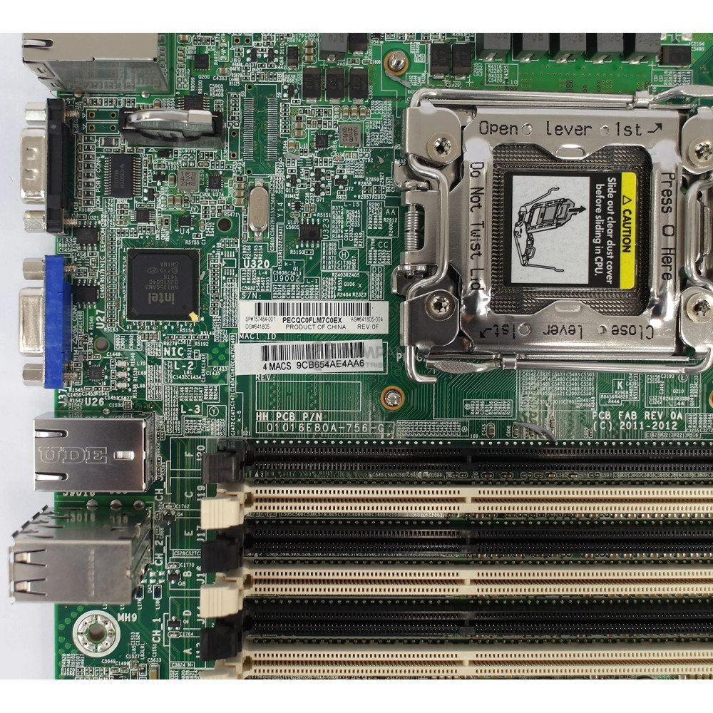 757484-001 HP MAINBOARD LGA1356 FOR HP PROLIANT ML350E G8 V2