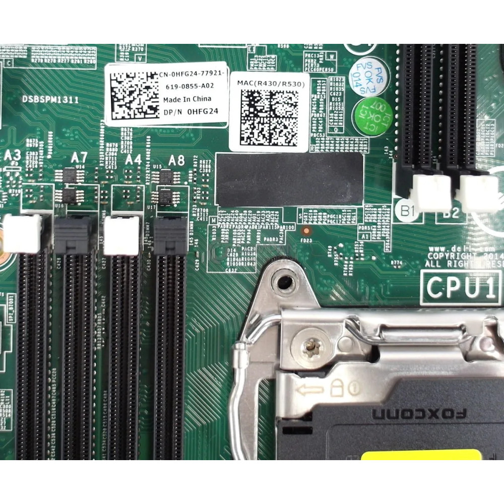HFG24 DELL SYSTEM BOARD LGA 2011-3 V2 FOR R430 R530 0HFG24