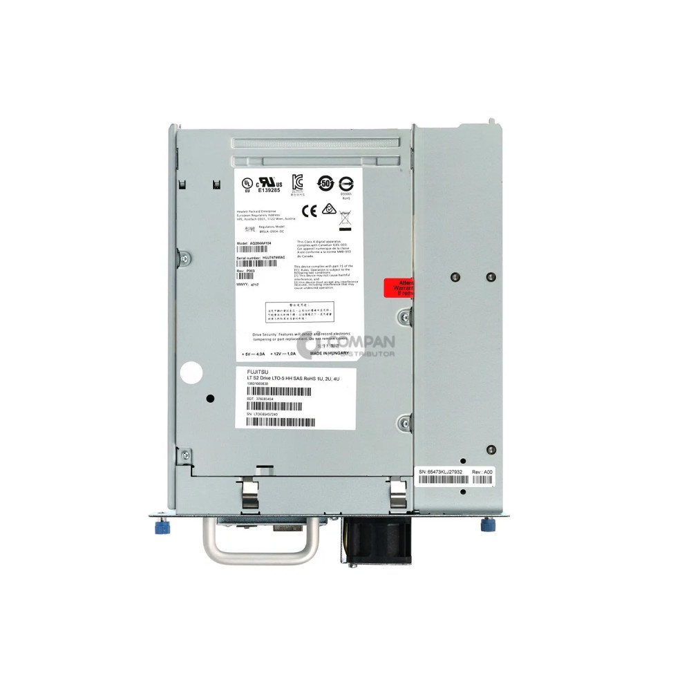 AQ284A FUJITSU ETERNUS SAS 6G LTO5 TAPE DRIVE FOR LT20 LT40 LT60