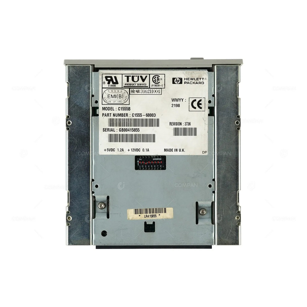 C1555-60003 HP SURE STORE DAT24 DDS-3 12-24GB INTERNAL SCSI TAPE DRIVE C1555B