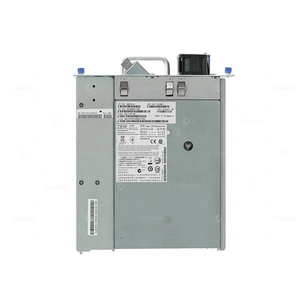 46X7415  IBM LTO4 8GB FC HH V2 TAPE DRIVE MODULE