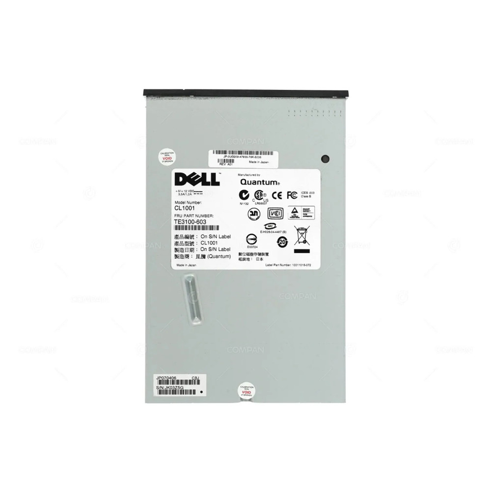UG209 / DELL LTO2 HH LVD 200/400GB INTERNAL TAPE DRIVE