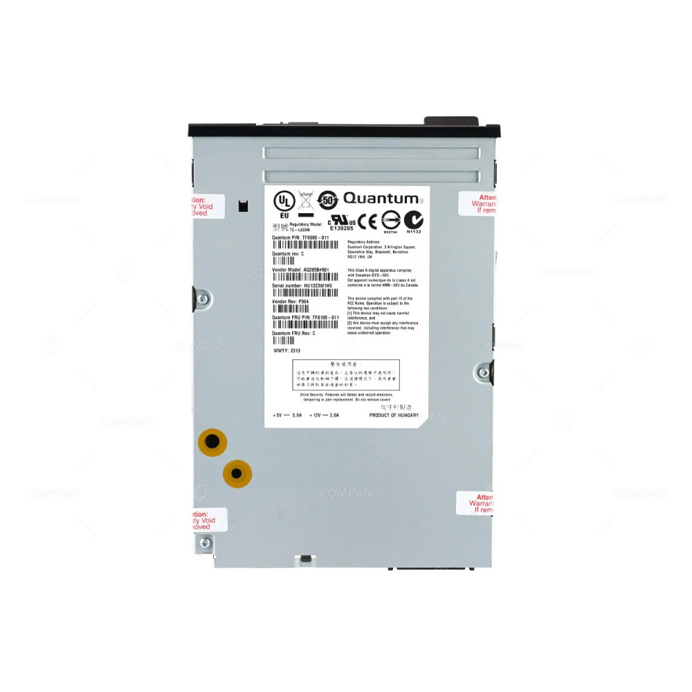 TC-L62AN / QUANTUM ULTRIUM LTO-6 INTERNAL SAS TAPE DRIVE