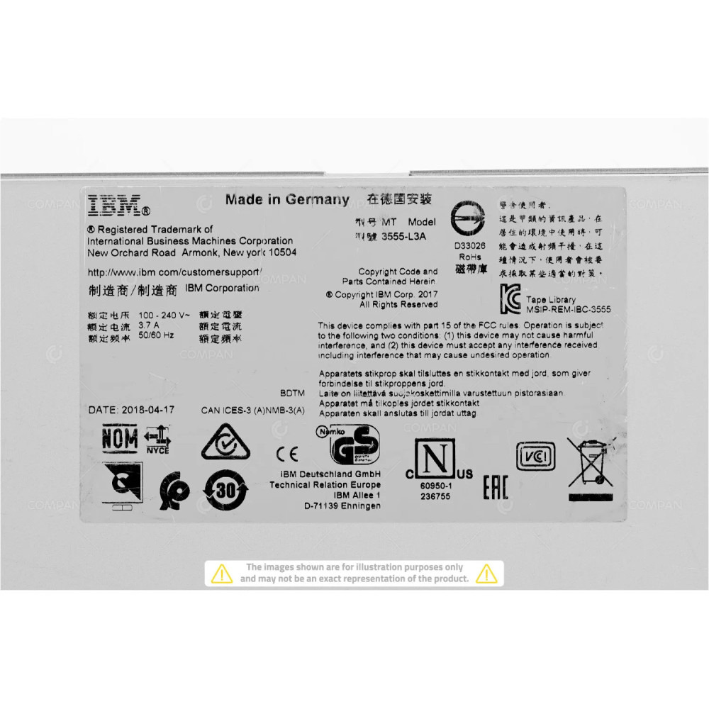 ML3 DELL EMC ML3 TAPE LIBRARY