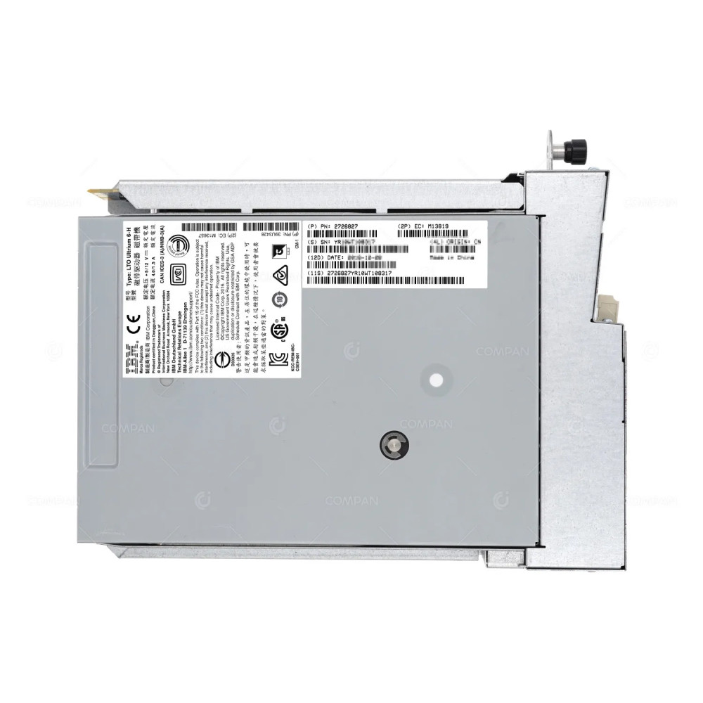 3-07311-02 IBM LTO6 HH FC 8GB  TAPE DRIVE FOR QUANTUM SCALAR  I3 2726827,  39U3428
