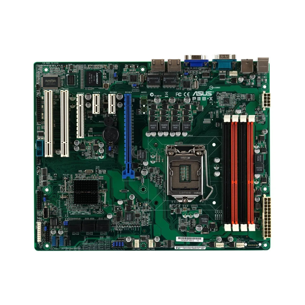 P8B-X ASUS MAINBOARD LGA 1155 INTEL C202 ATX INTEL XEON E3 4X DDR3 6XSATA RAID 2XLAN PCIE EATXPWR1