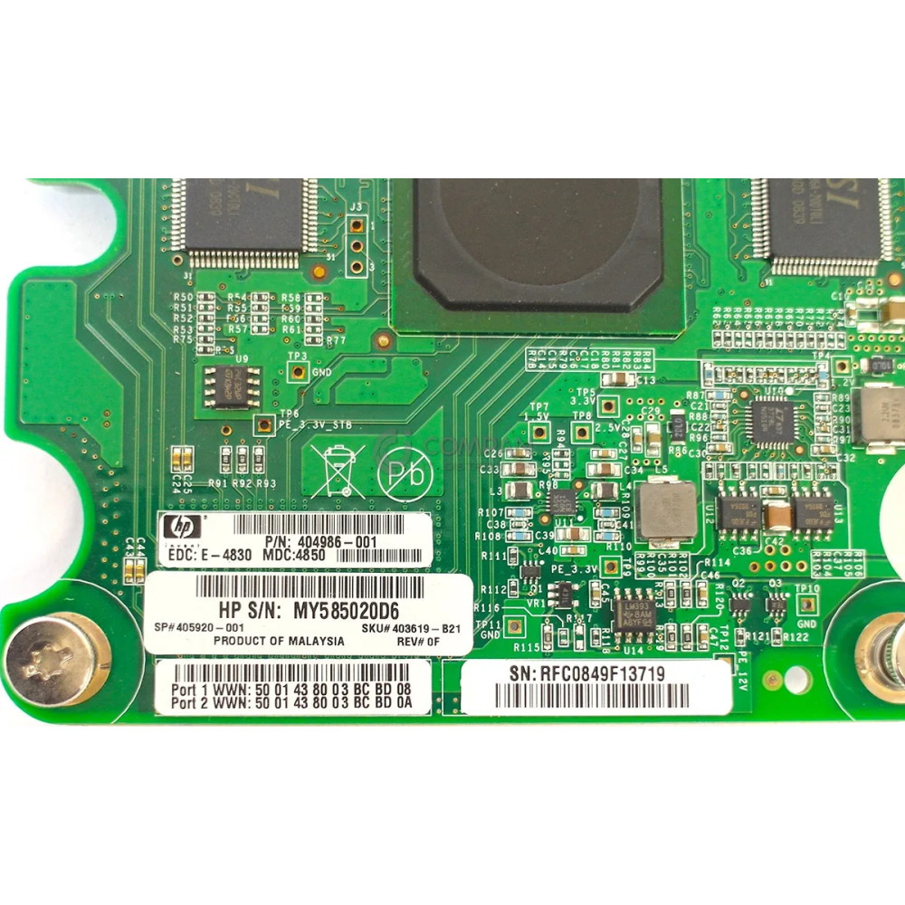 405920-001 HP BLC QMH2462 FC HBA MEZANINE CARD 403819-B21