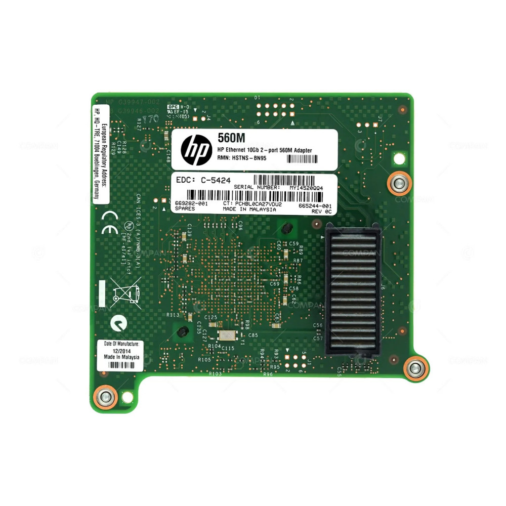 669282-001 / HP ETHERNET 560M 10GB 2-PORT ADAPTER / 665244-001 , 665246-B21
