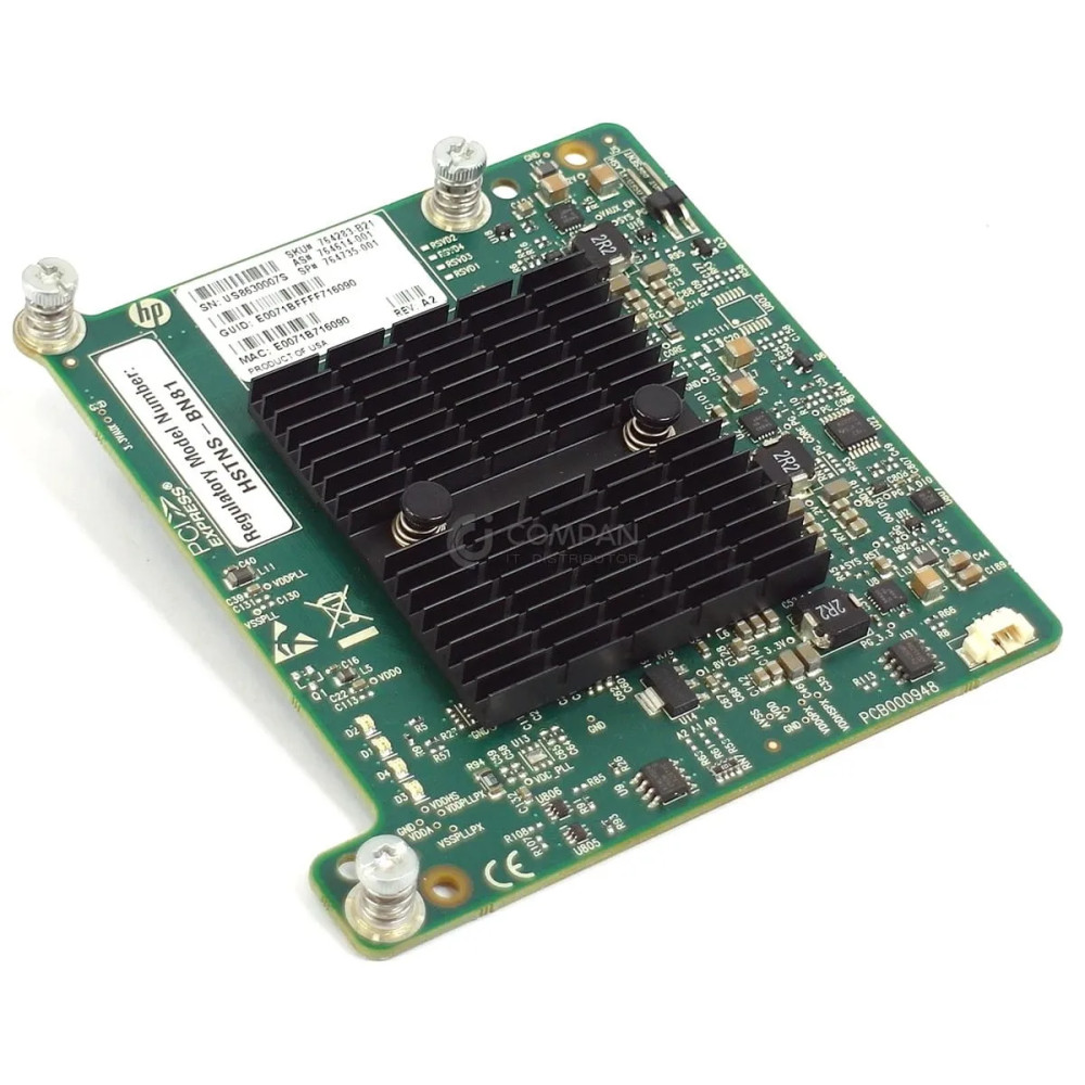 764735-001 HPE INFINIBAND FDR ETHERNET 10GB 40GB DUAL PORT 544 M ADAPTER