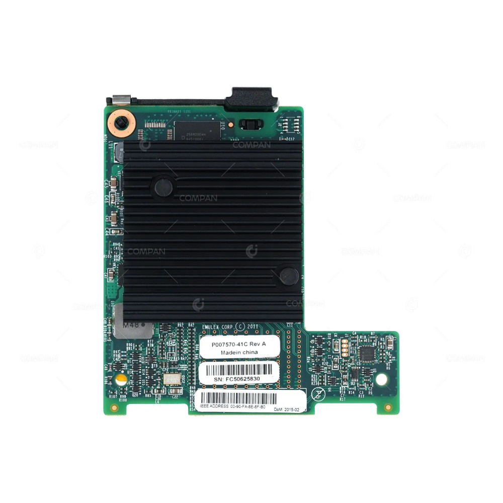 73TM8 / DELL EMULEX LPM16002B-D 16GB DUAL PORT MEZZANINE HBA / 073TM8