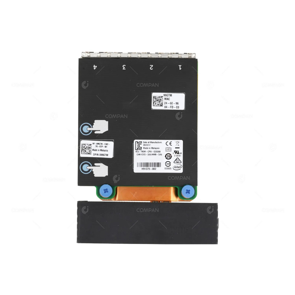 99GTM DELL X540 BASE-T2 QUAD PORT DAUGHTER CARD 099GTM,G49845-001,H54049-005