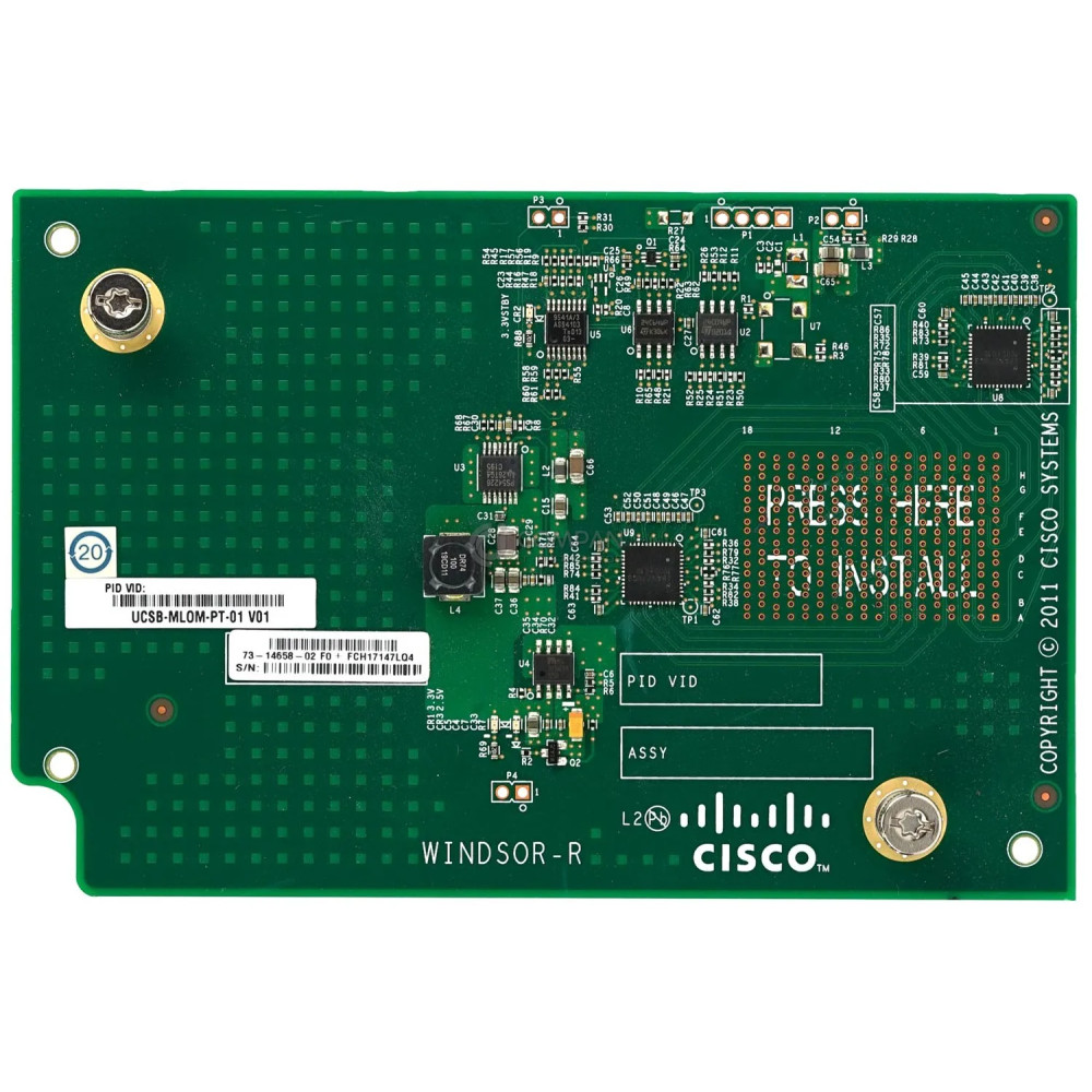 UCSB-MLOM-PT-01 / CISCO 1240 QUAD-PORT 10GB INTERFACE CARD FOR VIC M3