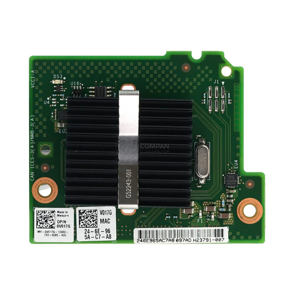 V017G DELL INTEL I350 QUAD PORT 1GB NETWORK DAUGHTER CARD FOR M630/FC30