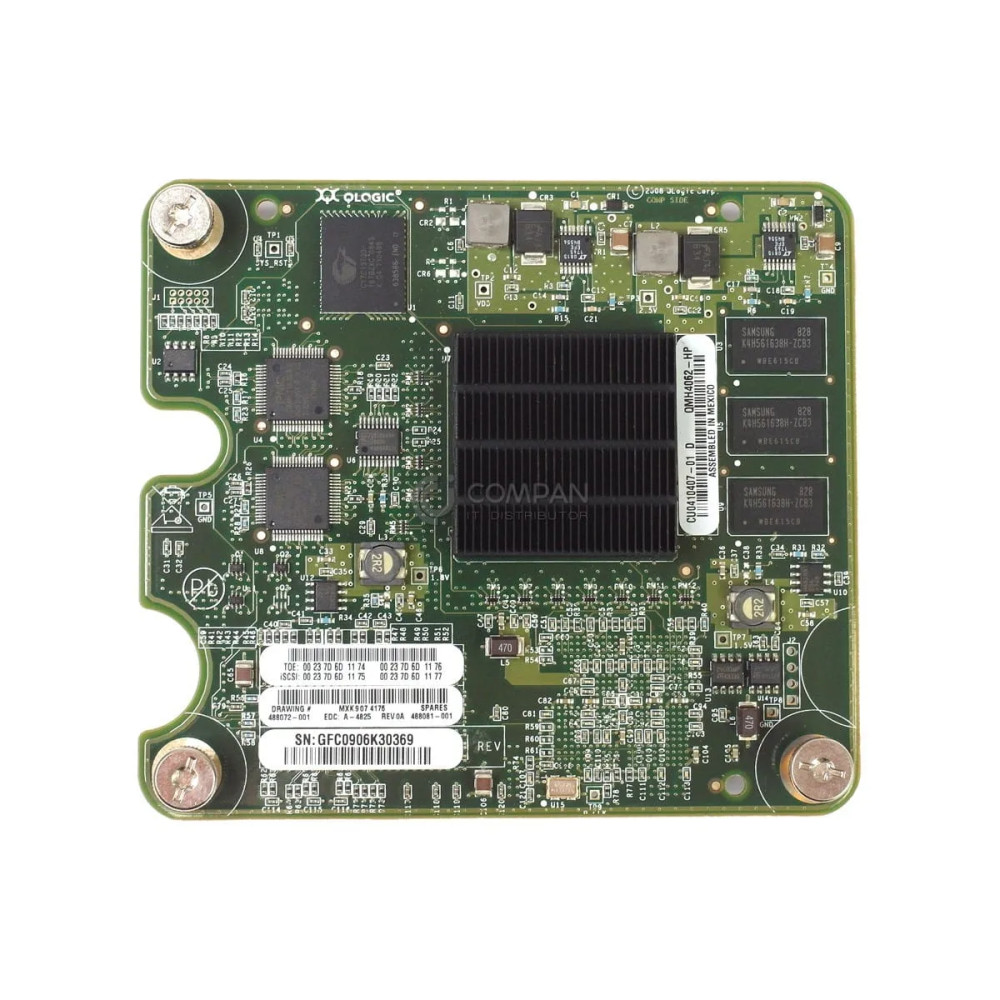 488081-001 HP QMH4062 1GB MEZZANINE HBA 488072-001