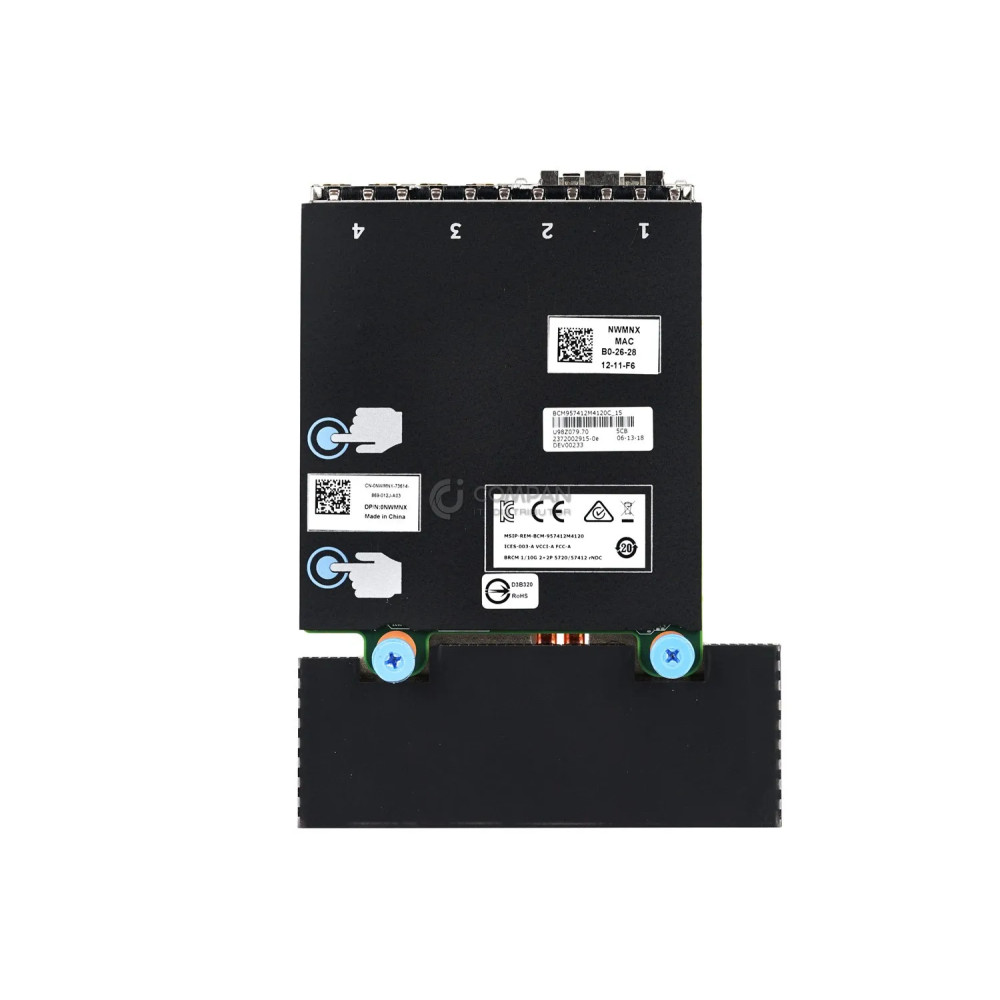 NWMNX DELL BROADCOM 57412 10GB DUAL PORT SFP NETWORK ADAPTER