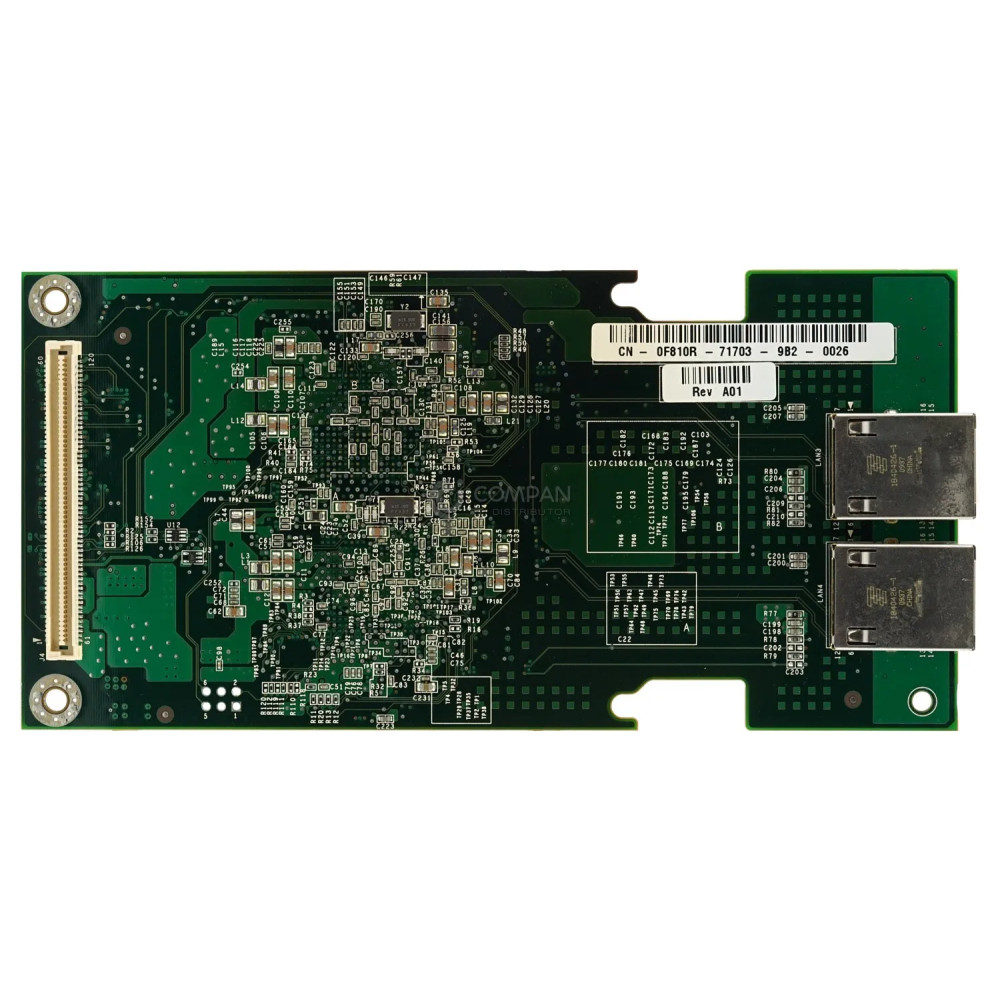 F810R DELL DUAL PORT 10GB NIC MEZZANINE RISER BOARD FOR POWEREDGE R805 R905