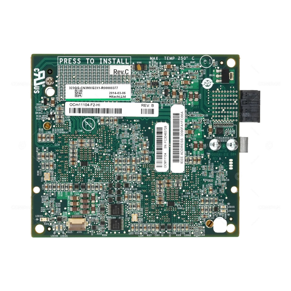 GG-CN3MXG2X1-R HITACHI QUAD PORT 10GB CNA HDS MEZZANINE FOR BLADE SERVER OCM11104-F2-HI, OCM11104