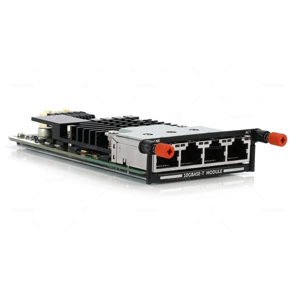 HPP69 DELL QUAD PORT 4X RJ45  10GBASE-T PC8100 MODULE FOR M1000E 0HPP69, PC8100, 811JC