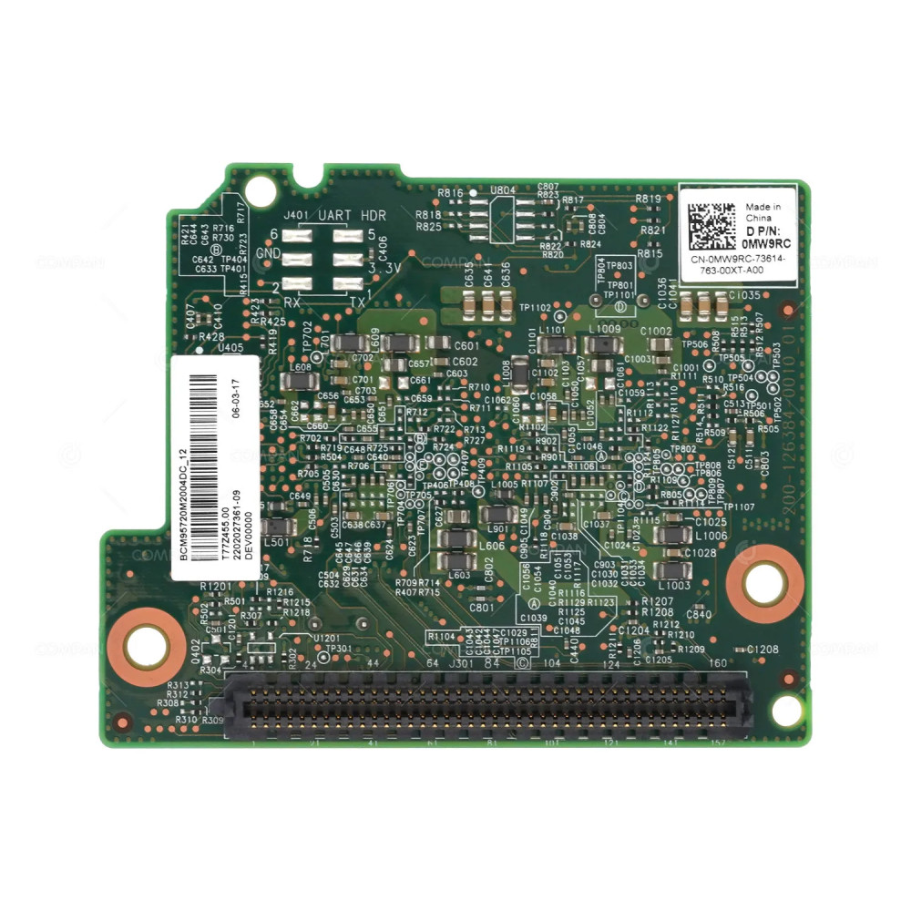 MW9RC DELL 5720 QUAD PORT 1GB NETWORK DOUGHTER CARD 0MW9RC