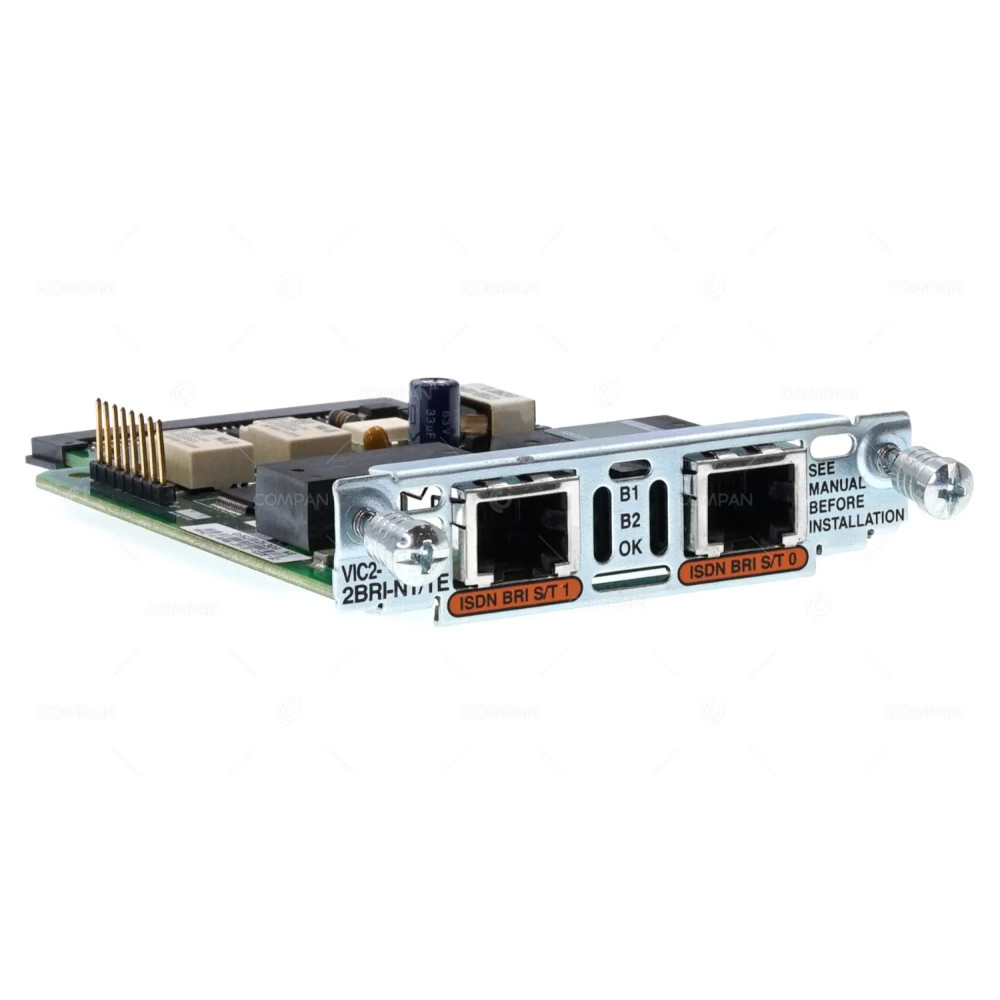VIC2-2BRI-NT CISCO DUAL PORT INTERFACE VIRTUAL CARD VIC FOR ROUTER 2801 73-8223-03, 800-21861-03