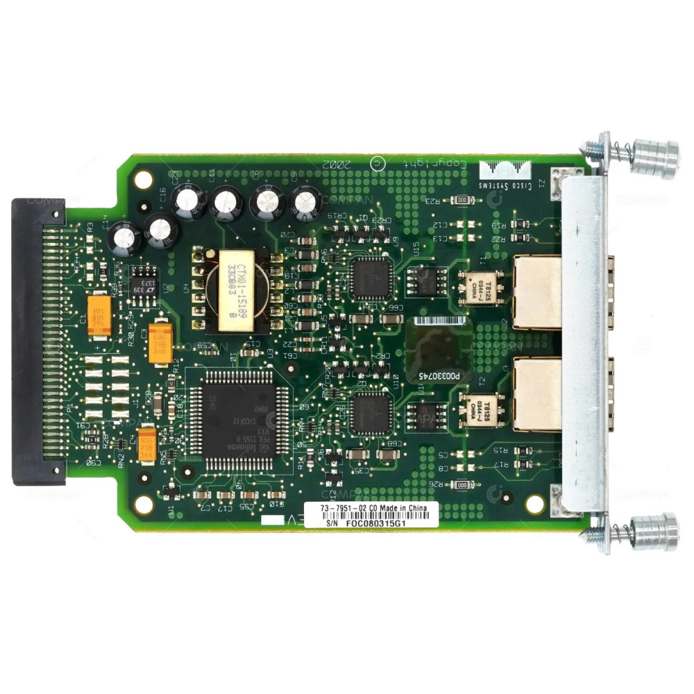 VIC2-2FXS CISCO TWO-PORT VOICE INTERFACE CARD 73-7951-02, 800-21341-01, CNS7KTGAAA