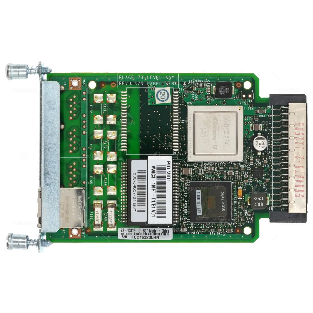 VWIC3-1MFT-T1-E1 CISCO 1-PORT RJ-45 LAN VWIC3-1MFT-T1-E1 VWIC3-1MFT-T1/E1, 800-34657-01, 73-13419-01