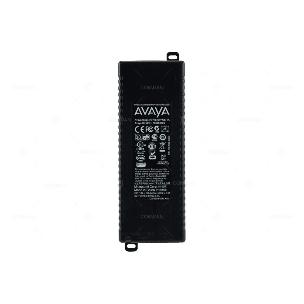 SPPOE-1A AVAYA SINGLE PORT POE POWER INJECTOR SPPOE-1A 700500725, PD-ACDC48G