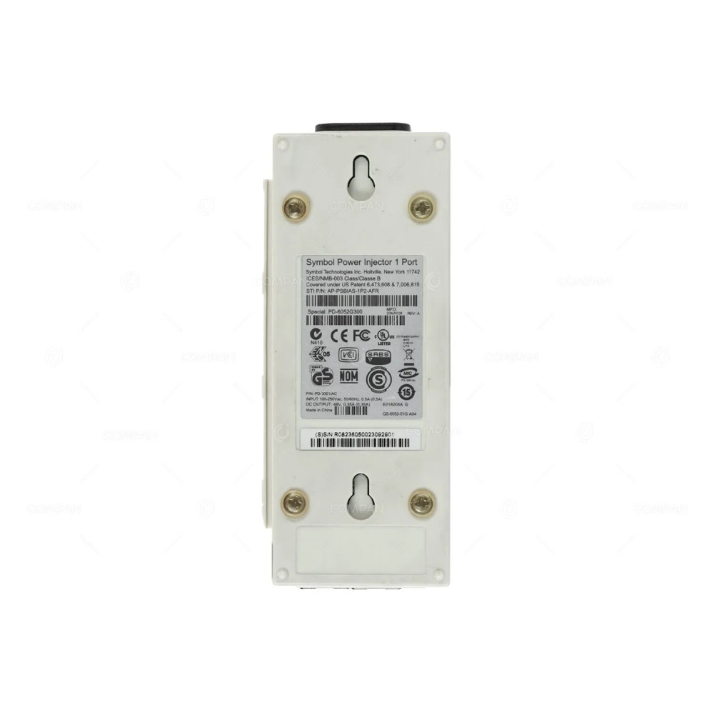 PD-3001-AC MOTOROLA  SYMBOL POWER INJECTOR POE 1 PORT POWER OVER ETHERNET  PD-6052G300, AP-PSBIAS-1P2-AFR
