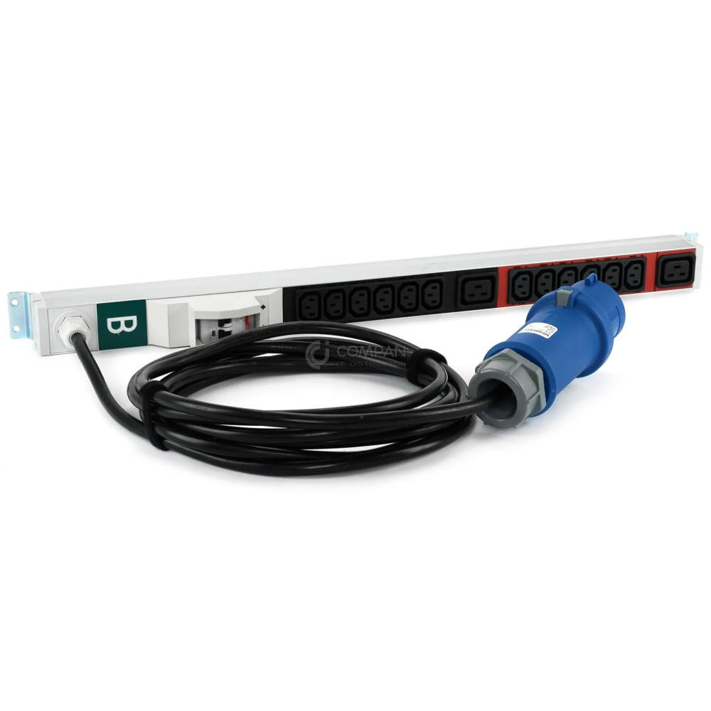800.1243 MINKELS 12 OUTLET C13 2 OUTLET C19 32A 250V 50-60HZ PDU