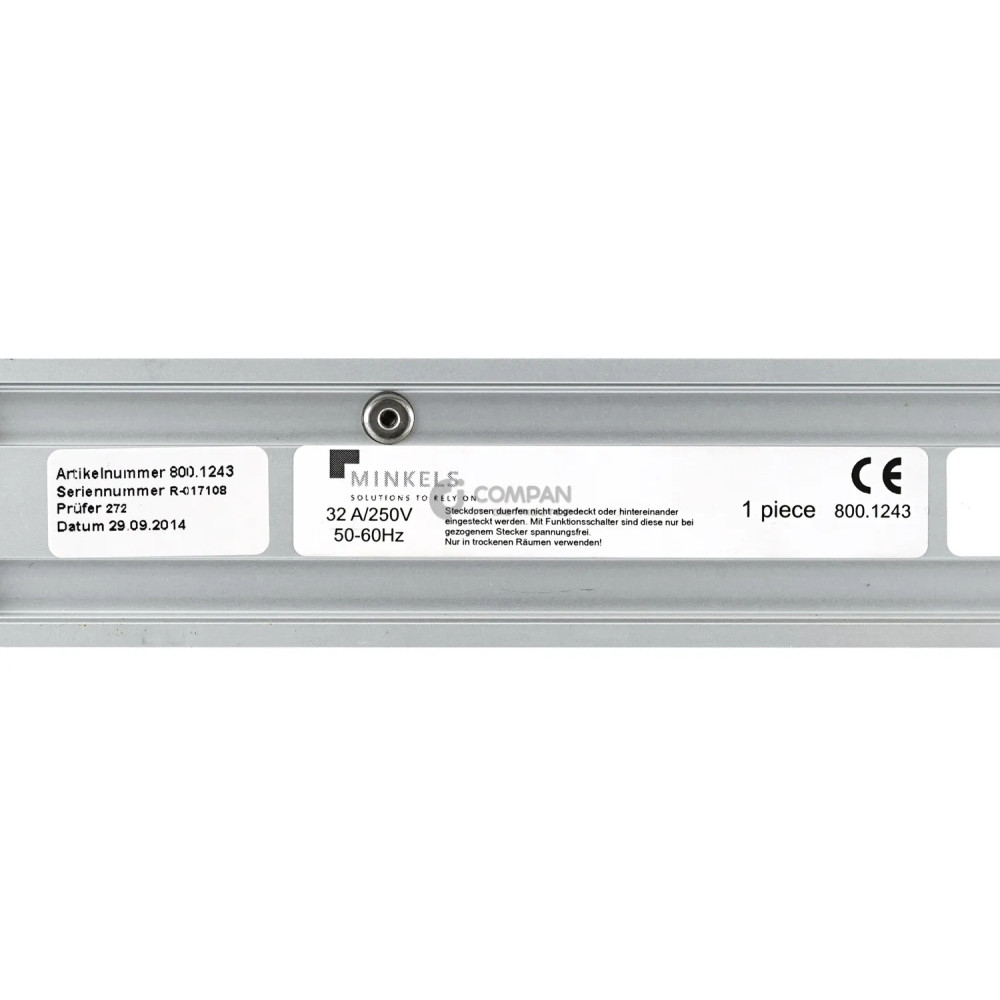 800.1243 MINKELS 12 OUTLET C13 2 OUTLET C19 32A 250V 50-60HZ PDU
